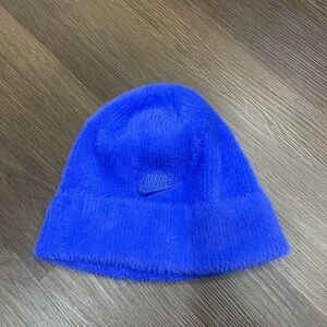 Nike fuzzy mohair beanie